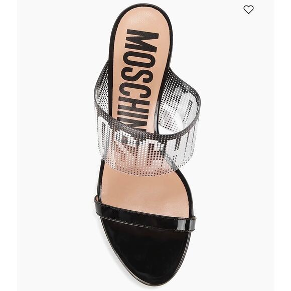 Moschino Logo Patent Leather Mules sz. 35 EU - Picture 5 of 12